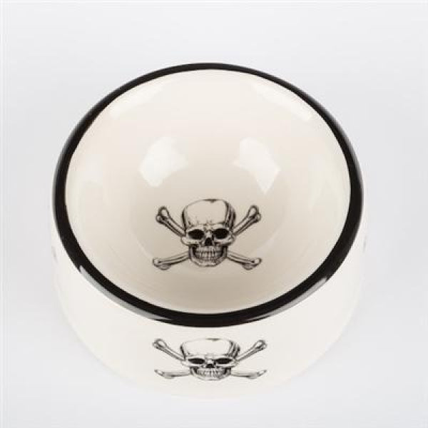 Skull dog bowl hotsell