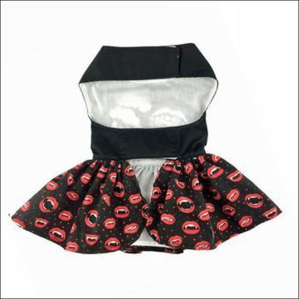 Halloween Dog Harness Dress - Girls Bite Back